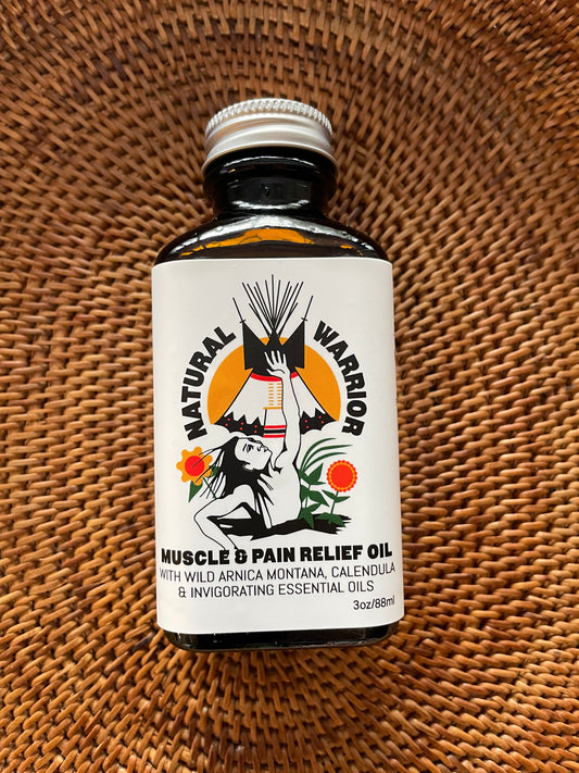 Natural Warrior Muscle & Pain Relief Oil.