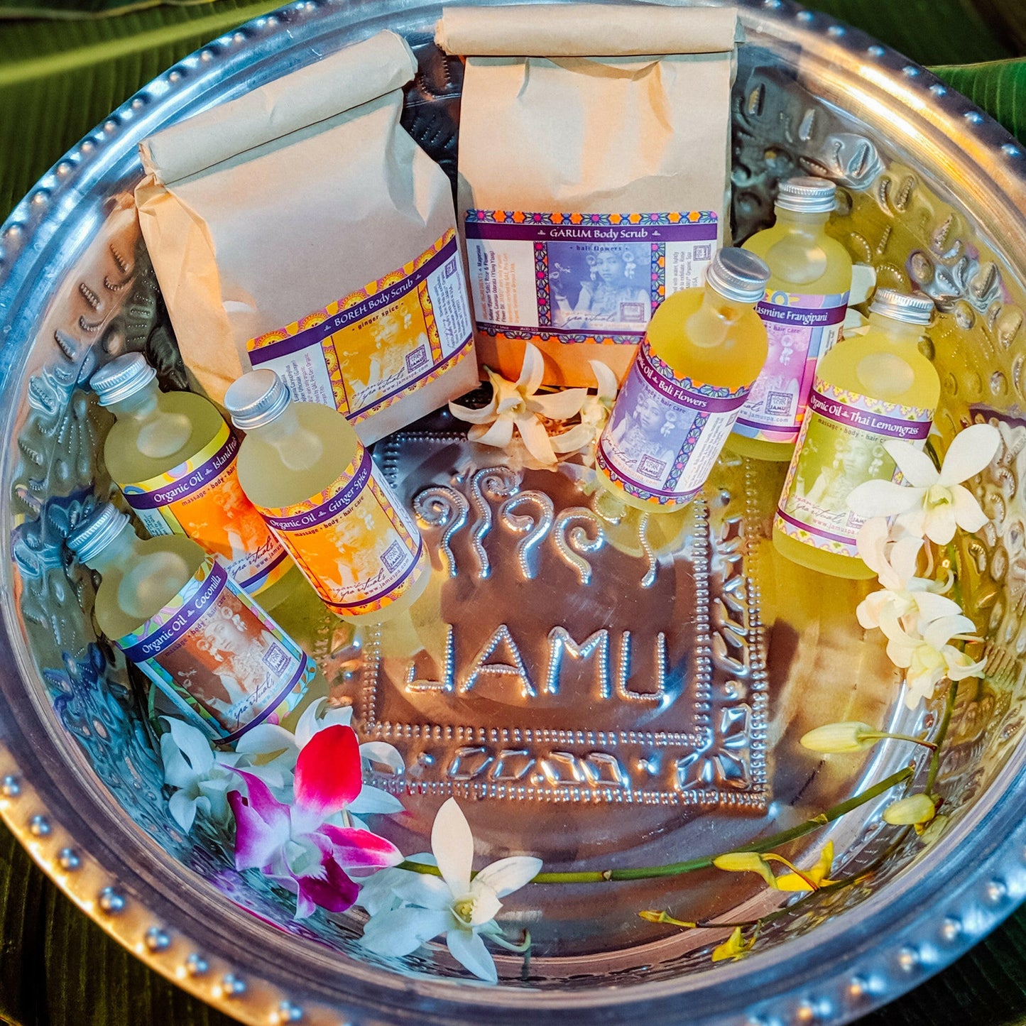 Organic Body, Massage, & Hair Oils - JAMU Organic Spa Rituals - balinese massage, organic body products, health and wellness