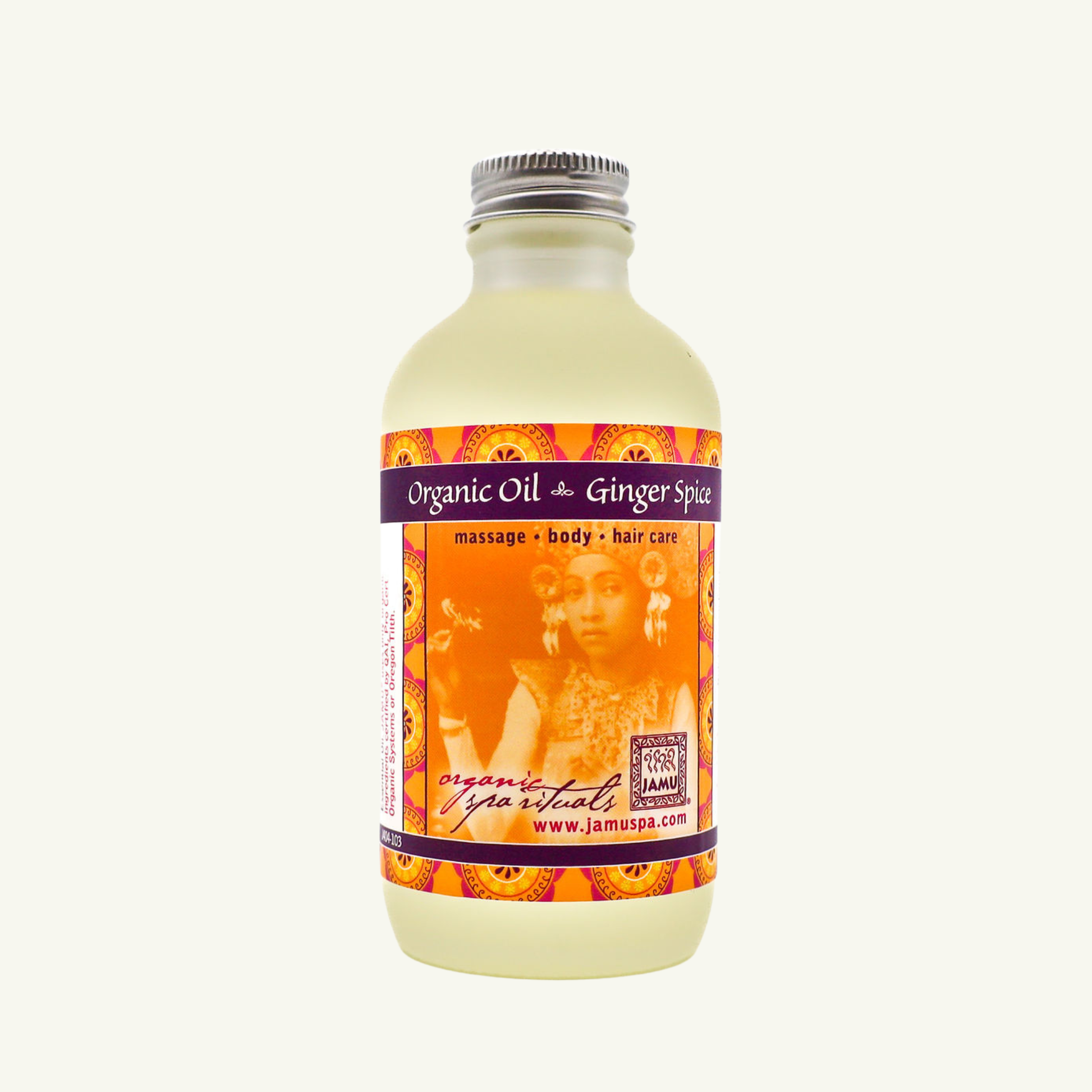 Ginger Spice Organic Massage & Body Oil.
