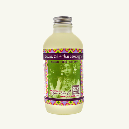 Thai Lemongrass Organic Massage & Body Oil.