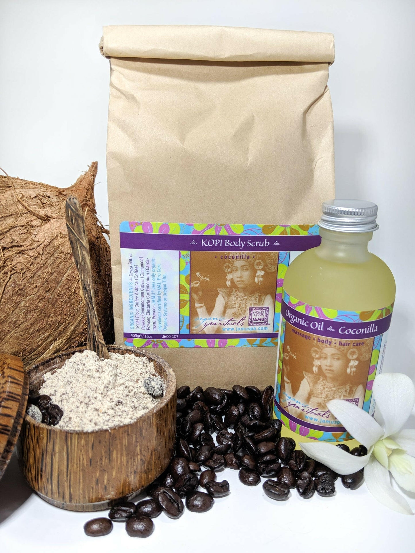 Tropical Body Scrubs - JAMU Organic Spa Rituals - balinese massage, organic body products, health and wellness